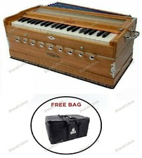 Bina 3.5 Octave Multifold Bellow 9 Stopper 42 Keys 2 Reed Harmonium with Bag
