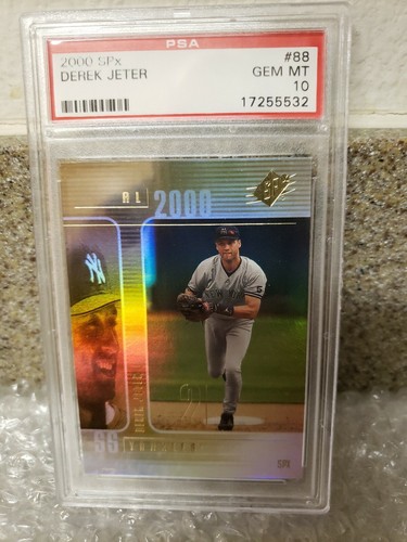 🙂 HOF DERECHOKJETER 🙂 2000 🙂 SPX SOLO 26 IN PSA GEM MT 10 MUY 🙂 MUY ESCASO - Imagen 5 de 7
