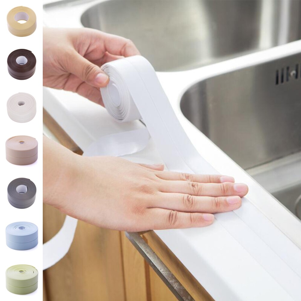 Strong Waterproof Bath Sealant Tape Kitchen Self-Adhesive Stickers ...