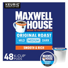 Maxwell House Original Roast Medium Roast K-Cup Coffee Pods 48 Ct. Box