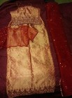 Indian Bridal wedding party choli Lehenga  Bollywood Designer 4 pieces Red/gold  — photo 2