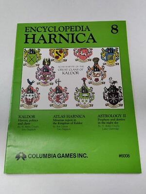 Encyclopedia Harnica 8 (1984, Columbia Games 6008) Harn HarnMaster good cond.