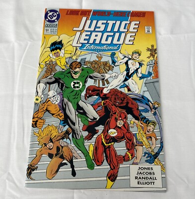 Justice League International #51 VF/NM DC Comics Green