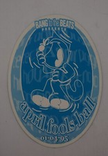 Rave Flyer-Bang to the Beats Brewery Rd. N7-1995-measures 15 cm -VGC