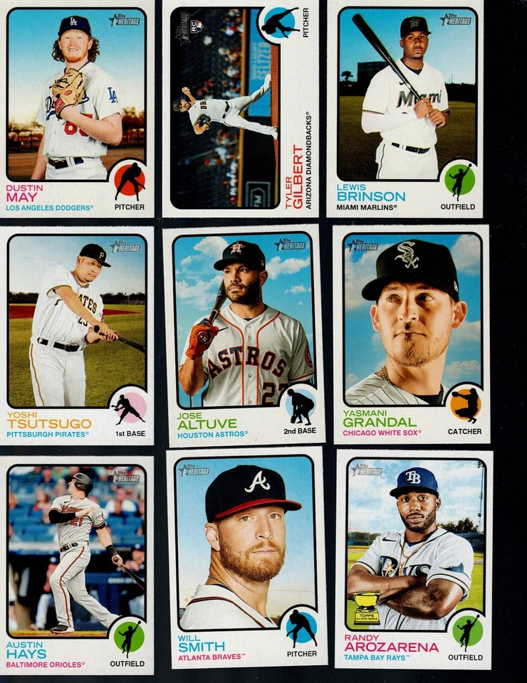 2022 TOPPS HERITAGE Baseball Complete Your Set 1-250 BUY MORE SAVE MORE - Image 2 of 4