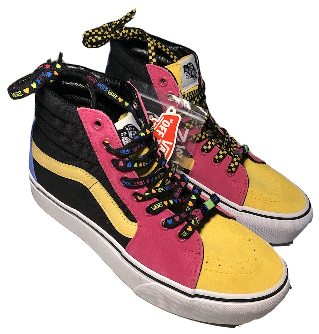 Vans Sk8-Hi Platform Men's 6.5 BEADS MULTI TRUE WHITE High