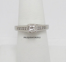 1/2CT Natural Diamond Anniversary Engagement Wedding Bridal Ring 14K White Gold