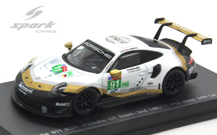 Spark 1:64 Porsche 911 RSR No.91/93 Porsche GT Team 2nd/3rd