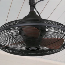 Harbor Breeze Valdosta 20in Oil Rubbed Bronze Indoor/Outdoor Downrod Ceiling Fan