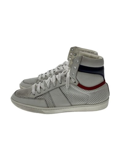 SAINT LAURENT Sneakers alte Taglia 40 Bianco Pelle 580433