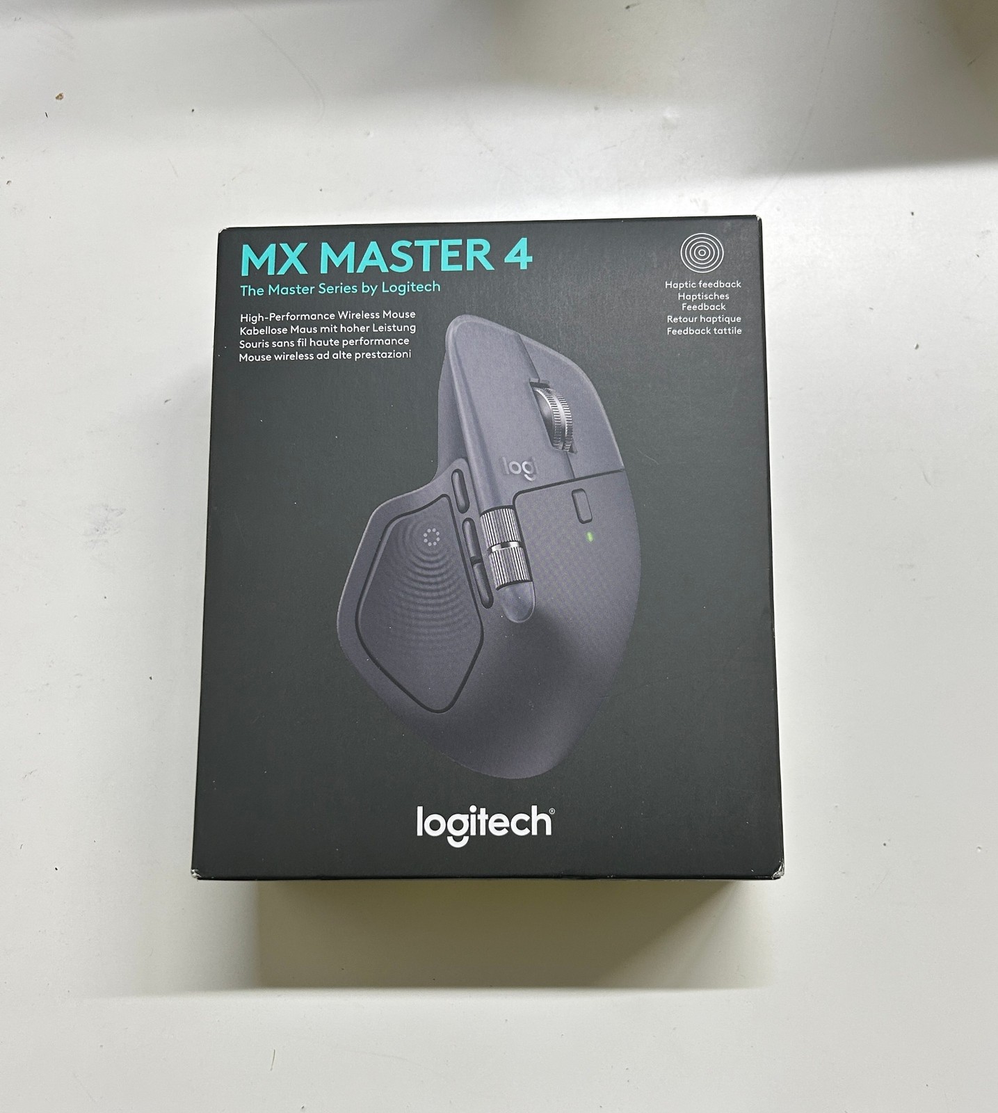 Logitech MX Master 4 High Performance Wireless Mouse Haptic Feedback Dark Grey
