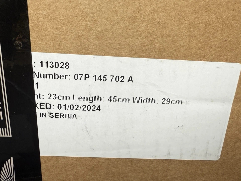2020-2023 Bentley Continental GT 6.0L Left TurboCharger 07P 145 702 A OEM 2647