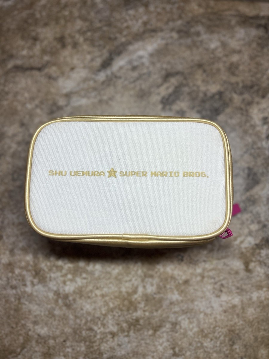 Super Mario Brothers x Shu Uemura Makeup Bag Cosmetic Bag Brush