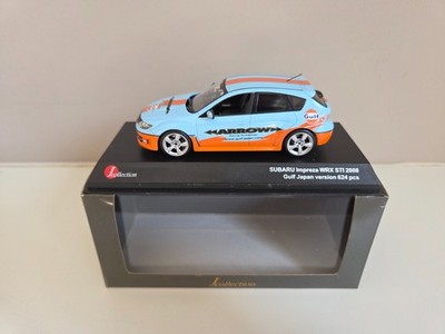 Kyosho J-Collection 1/43 Subaru Impreza WRX STI - Gulf Japan 2008 - JC57007GU