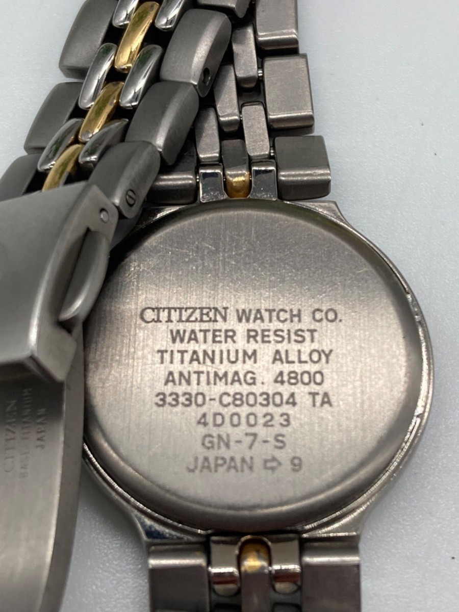 美品！CITIZEN EXCEED TITANIUM3330-C80304TA Citizen Exceed 3330 C80304TA Titanium Quartz Women's Watch