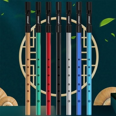 Irische Penny Pfeife Flöte 6 Loch C/D Schlüssel Blech Instrument zum Musiklern
