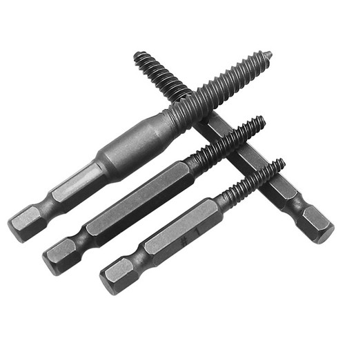 5PCS Screw Extractor Center Drill Bits Guide Set Broken Damaged Bolt Remover - Picture 8 of 9