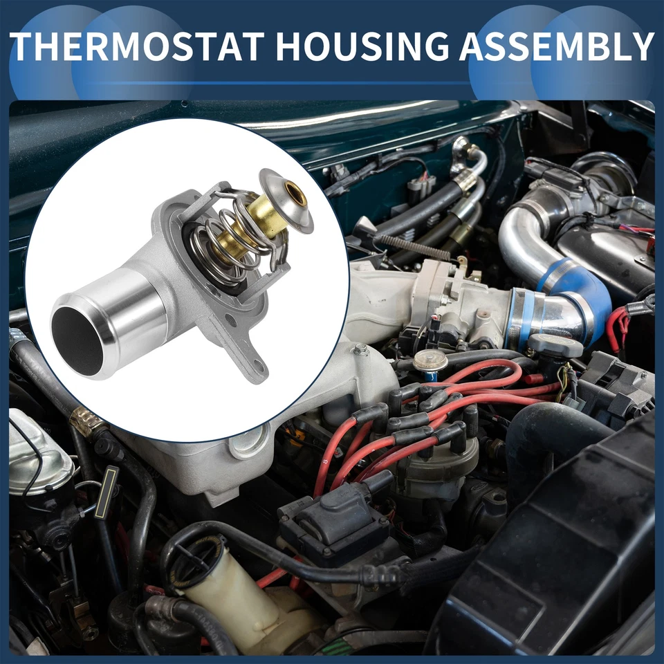 Carcasa termostato refrigerante motor para Chevrolet Silverado 1500 2500 1999-2003 Foto 2 de 4