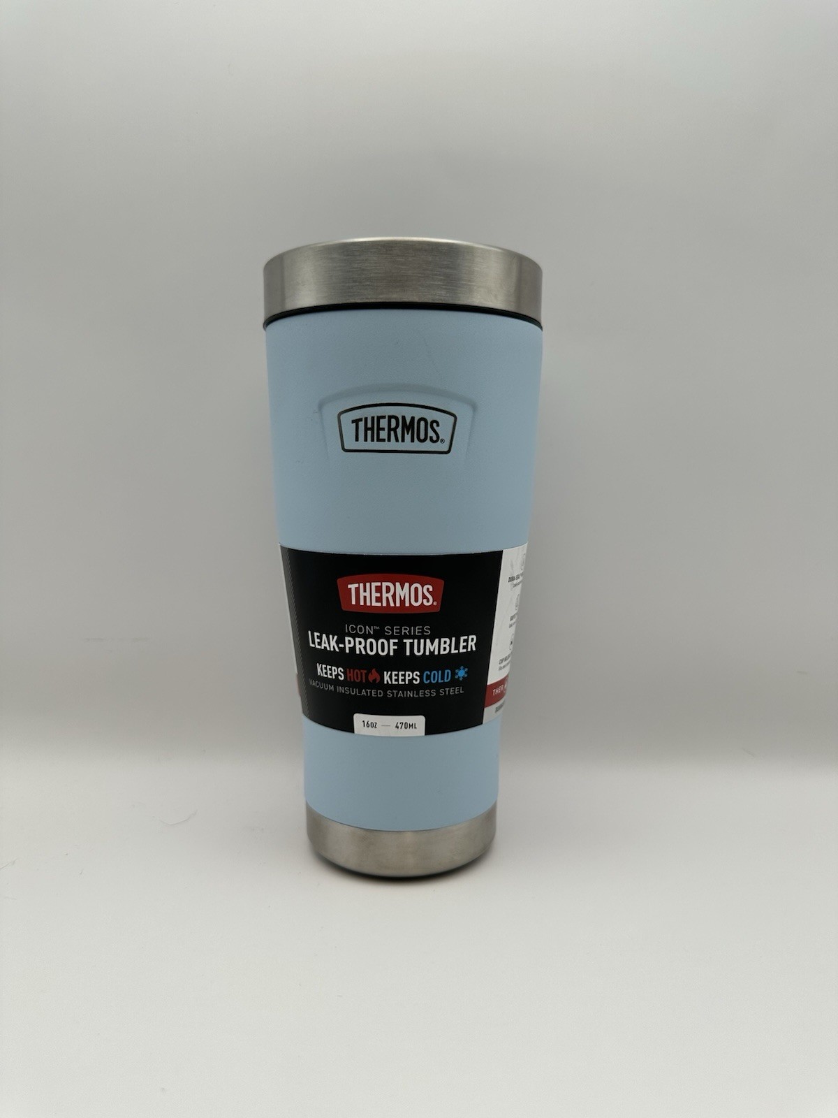 Icon Series Insulated Leak-proof Stainless Steel Tumbler, 16