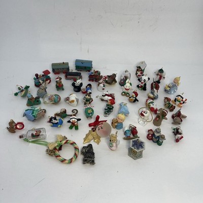 Hallmark Miniatures Lot Of 50 As Shown - 1980 s 1990 s No Box s. (H4)