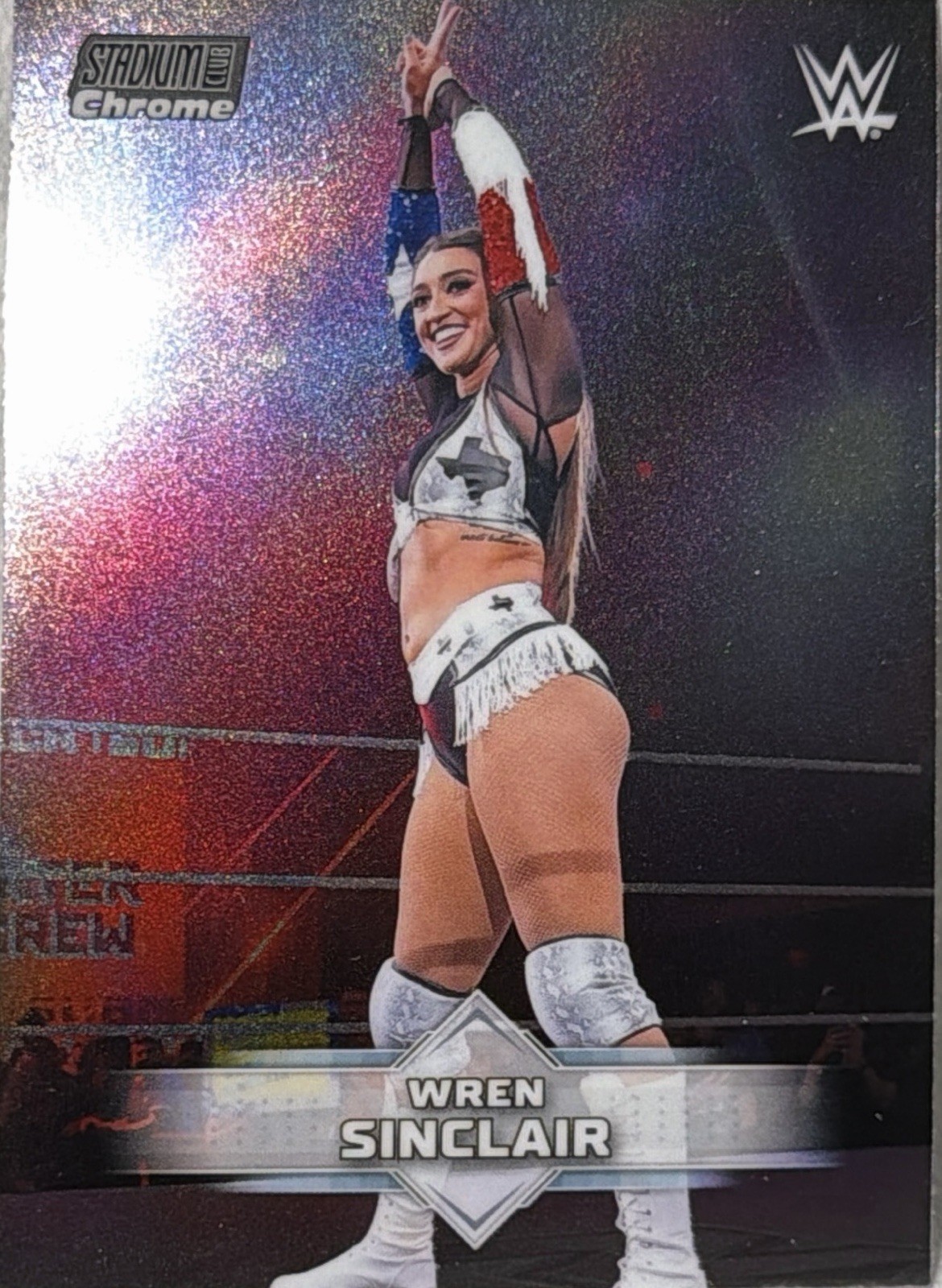 2026 Topps Stadium Club WWE #117 Wren Sinclair - NXT CHROME