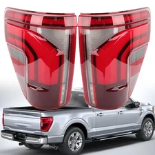 LED Tail Lights For 2024 2025 Ford F150 Brake Rear Lamps Dynamic with Blind Spot
