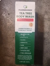 PHARMBANNER Tea Tree Body Wash 11.83 Fl Oz 350 ML