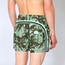 Sundek floral palm trees print swimsuit repreve in Green Dust men's M NWOT