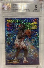 1997-98 Topps Season’s Best - Michael Jordan Shooting Stars BGS 8 9.5 Subgrades