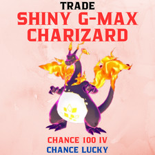 Charizard Shiny Gigantamax Pokemon Go  Chance Lucky - 100 iv  Same Day