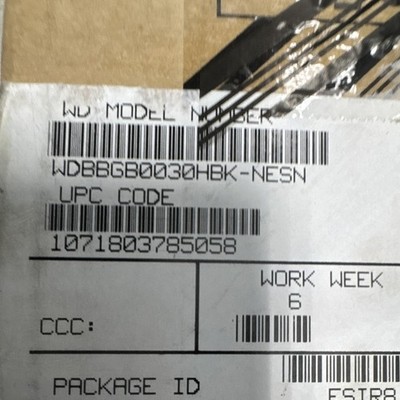 Western Digital External Hard Drive