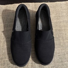 Keds Grasshoppers Black Mesh Slip On Comfort Casual Shoes - Women's Size 6.5 M