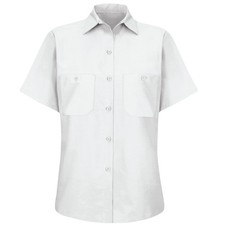 Red Kap Women's Short Sleeve Industrial Work Shirt