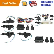 Remote Central Locking System: 12V Car Kit with 4 Actuators & 2 Remotes