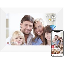 10,1 Zoll Digitaler Bilderrahmen WiFi IPS Touchscreen Foto Rahmen 32GB Speicher