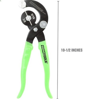 Versatile Brake Line Bender Tool with Dual-Sized Adapters for DIY Mechanics