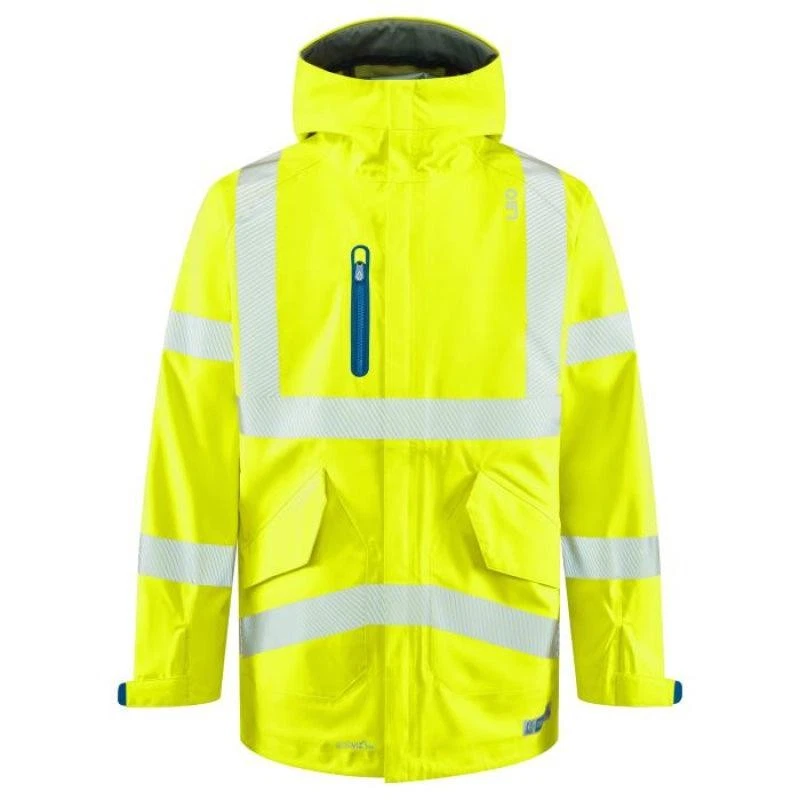 Leo Marisco high visibility ISO 20471:3 waterproof breathable coat
