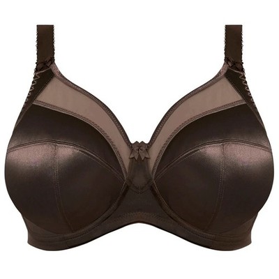 Goddess Plus Size Keira Underwire Bra 6090 chocolate brown US 38K NEW