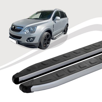 Trittbretter passend für Opel Antara ab Baujahr 2016 DOLU Silber