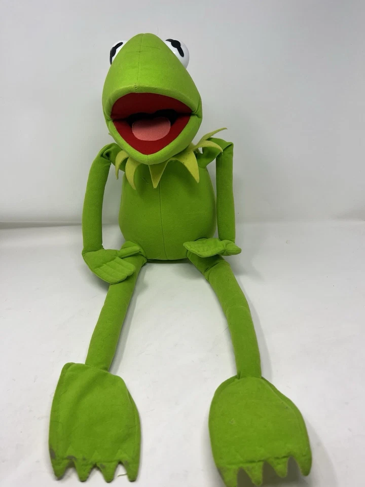 Vintage 25 Zoll lebensgroße Kermit der Frosch Plüsch-Muppets groß Super Jumbo groß Mega - Bild 3 von 4