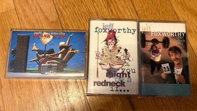 Comedy (3 Cassette Tape Lot) Jeff Foxworthy You Might Be A Redneck Tested Work!