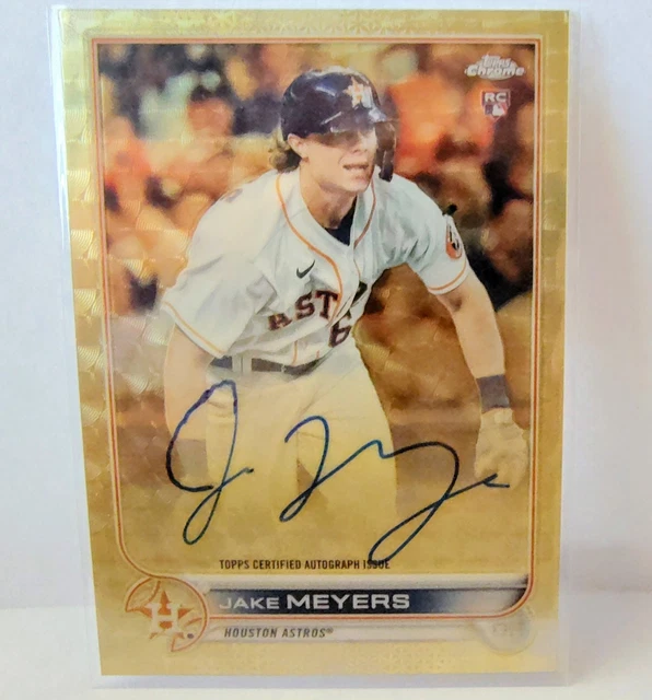 2022 Topps Chrome - Rookie Autographs Jake Meyers Superfractor 1/1