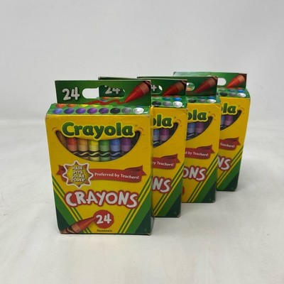 Crayola Classic Colors Crayons, 24-Count Box (Pack of 4, 96 Total) - Multicolor