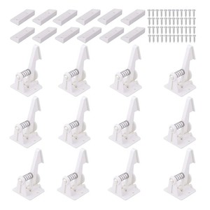 Vmaisi 12 Pack Cabinet Locks Child Safety Latches Baby Proofing Cabinets Drawers