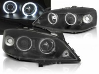 Angel Eyes Scheinwerfer Set Ccfl Schwarz FüR Opel Astra G 09.1997-02.2004