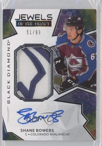 2020 Upper Deck Black Diamond 51/99 Shane Bowers #JD-SB RPA Rookie Patch Auto