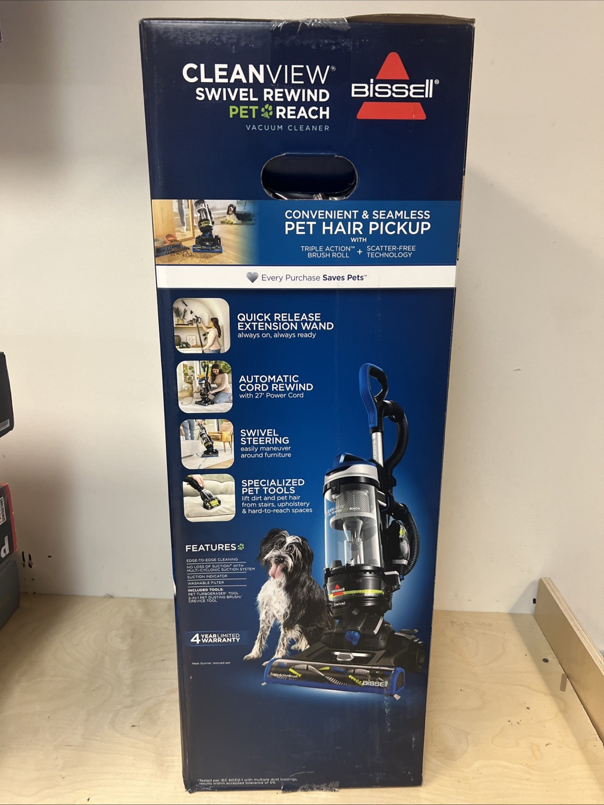 New BISSELL CleanView Swivel Rewind Pet Reach - 3197: Bagless Upright Vacuum