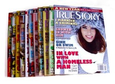 2014 True Story Magazines, 11 months, January to December, missing November.