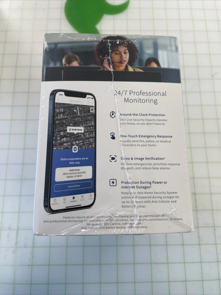 Arlo Home Security System with Wired Keypad Sensor Hub and 2 8-in-1 Sensors NEW - Image 4 of 4