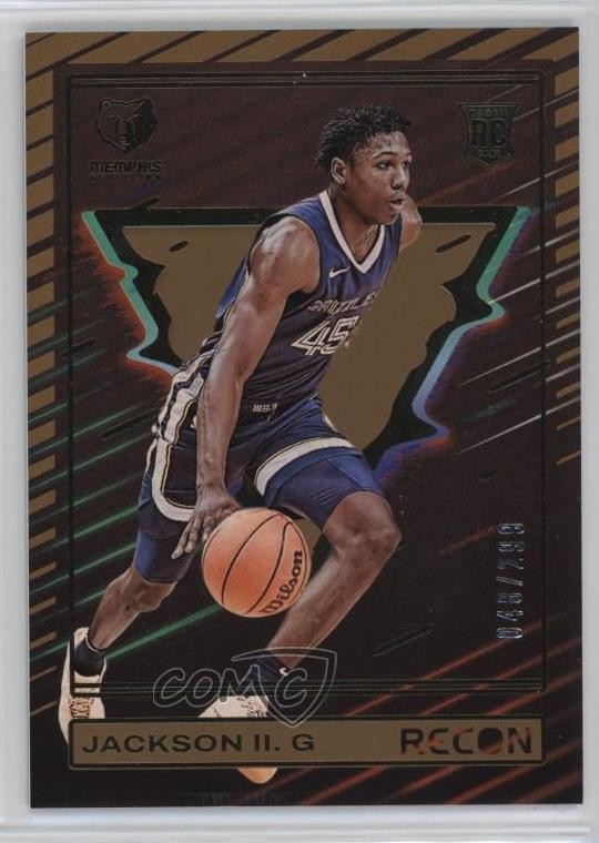 2023-24 Panini Recon Rookies Holo Bronze 48/299 GG Jackson II #238 1u6